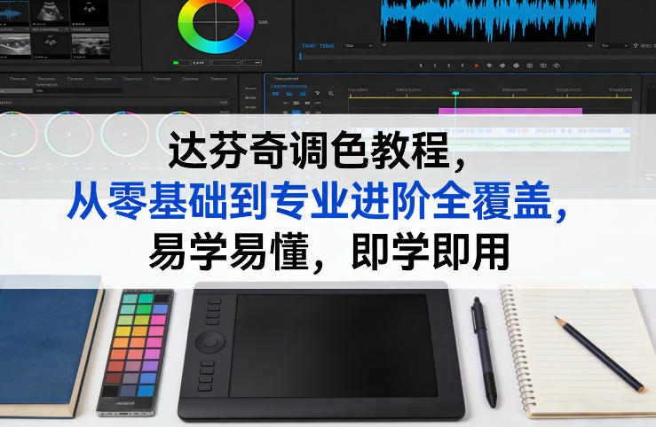 达芬奇调色教程，从零基础到专业进阶全覆盖，易学易懂，即学即用-小白项目网