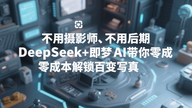 不用摄影师、不用后期，DeepSeek+即梦AI带你零成本解锁百变写真！-小白项目网
