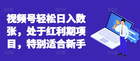 视频号轻松日入数张，处于红利期项目，特别适合新手-小白项目网