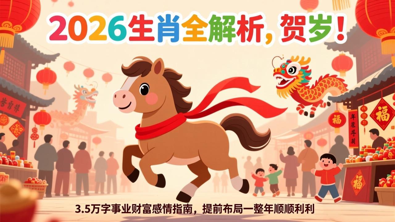 付费文章：贺岁！2026生肖全解析，3.5万字事业财富感情指南，提前布局一整年顺顺利利-小白项目网