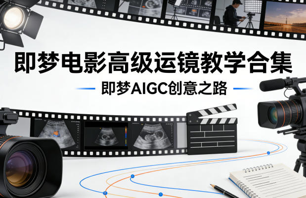 即梦电影高级运镜教学合集，即梦AIGC创意之路-小白项目网