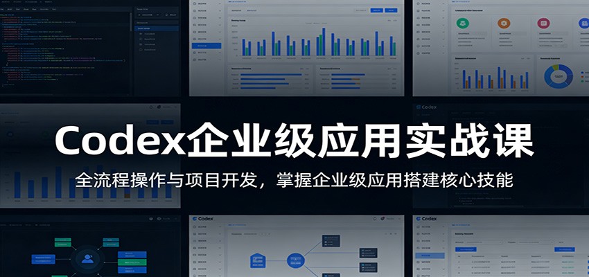 Codex企业级应用实战课：全流程操作与项目开发，掌握企业级应用搭建核心技能-小白项目网