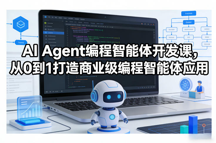 AI Agent编程智能体开发课，从0到1打造商业级编程智能体应用-小白项目网