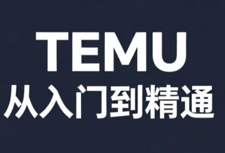 跨境麦冬·TEMU从入门到精通-小白项目网
